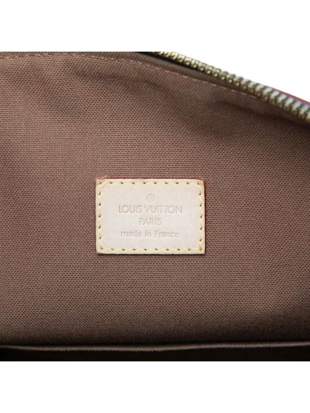 Louis Vuitton Monogram Lockit Oriental Tote Brown Leather